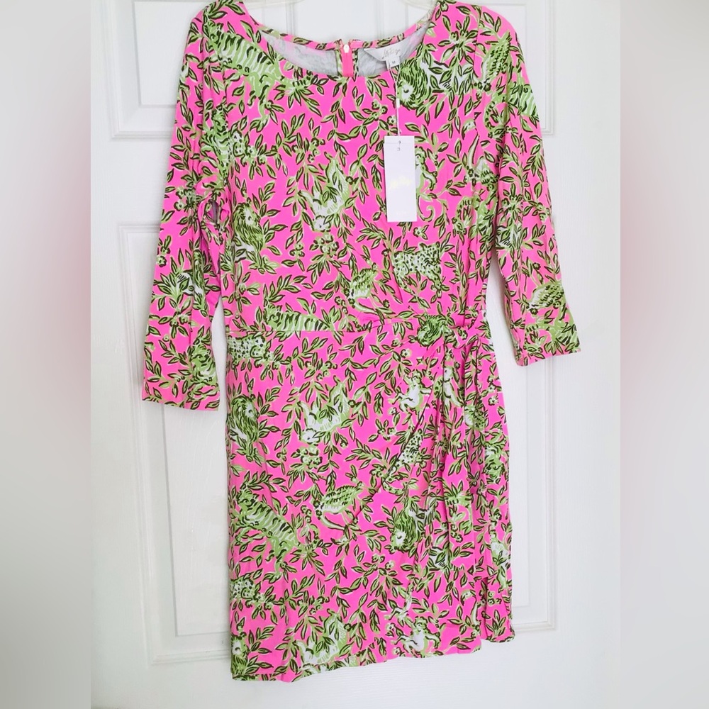 Lily Pulitzer Blaise Dress Romper-Rousseau Pink Mane Character Energy-NWT In Pac